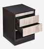 Riva Bedside Table In Wenge & Sonoma Oak Finish