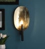Titan Gold Metal Candle Wall Light