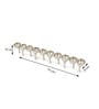 Rivera Candle & T-Light Holder Large Silver
