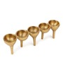 Rivera Candle & T-Light Holder Medium Gold