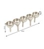 Rivera Candle & T-Light Holder Medium Silver