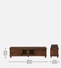 Riveria  Mango Wood Two Door Four Drawer Tv Console In Tubbaq finish