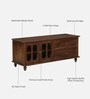 Riveria Mango Wood Two Door Two Drawer  Tv Console In Tubbaq finish