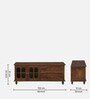 Riveria Mango Wood Two Door Two Drawer  Tv Console In Tubbaq finish
