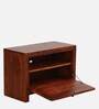 Riviera Sheesham Wood Shoe Cabinet In Honey Oak Finish