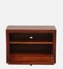 Riviera Sheesham Wood Shoe Cabinet In Honey Oak Finish