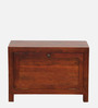 Riviera Sheesham Wood Shoe Cabinet In Honey Oak Finish