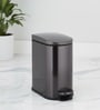 Grey Metal Rivo Trash Bin 5 Ltr