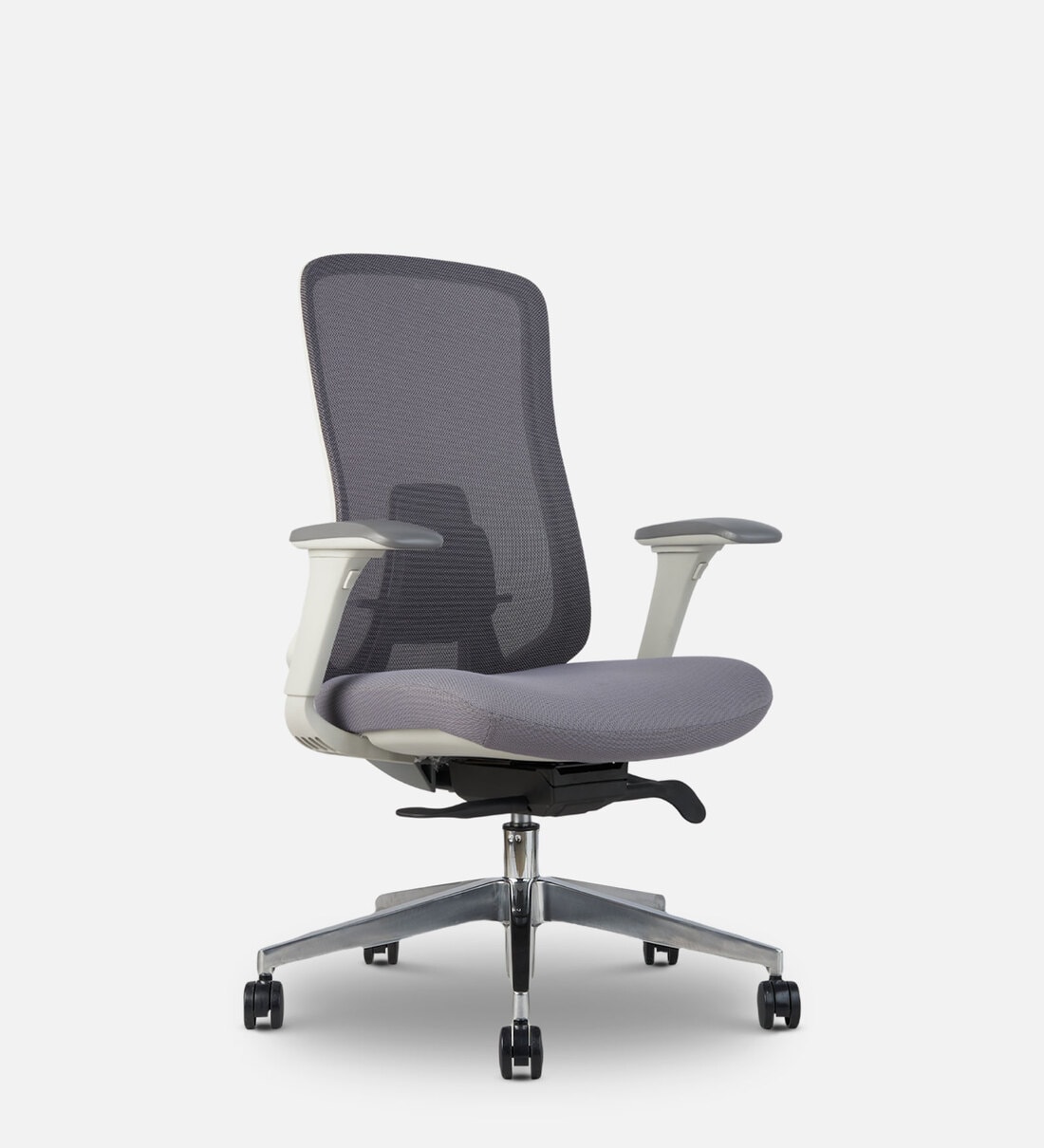 Buy Roger Ergonomic Office Chair In Grey Colour At 100% Off By Innowin 