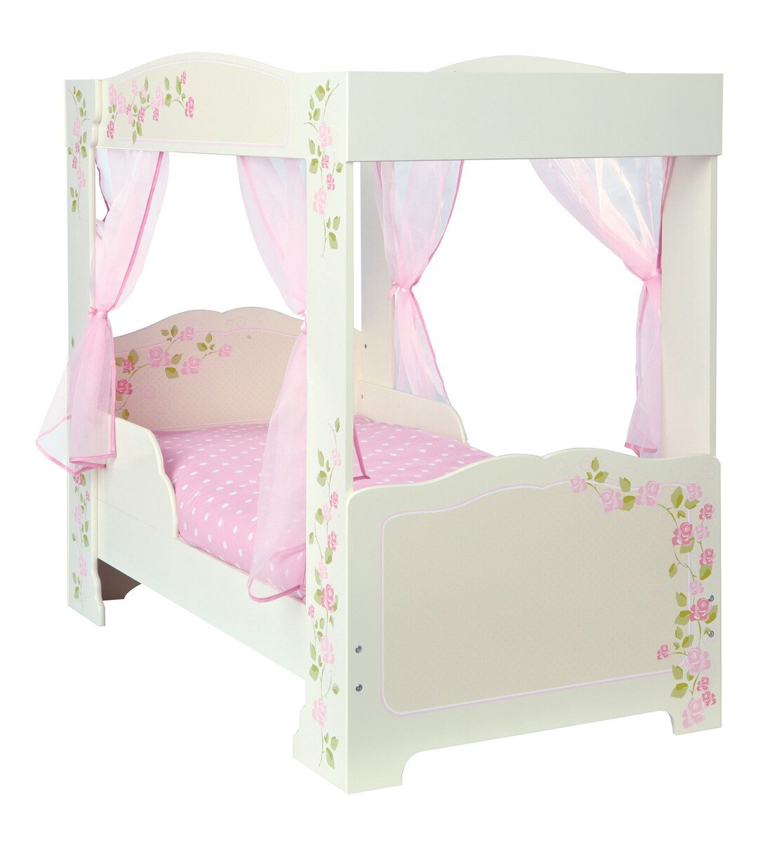 Buy Rose Print Bed in Pink by Cot & Candy Online Tent Beds Kids