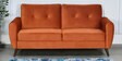 Rockingham 3 Seater Sofa In Rust Orange Colour