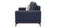 Rodeo Sal Wood 2 Seater Sofa In Blue Colour