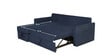 Rogelio Fabric RHS Pull Out Sofa Cum Bed In Navy Blue Colour With Storage