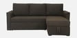Rogelio Fabric LHS Pull Out Sofa Cum Bed In Chestnut Brown Colour With Storage