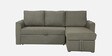 Rogelio Fabric LHS Pull Out Sofa Cum Bed In Sandy Brown Colour With Storage