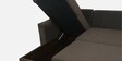Rogelio Fabric RHS Pull Out Sofa Cum Bed In Chestnut Brown Colour With Storage