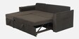 Rogelio Fabric RHS Pull Out Sofa Cum Bed In Chestnut Brown Colour With Storage