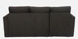 Rogelio Fabric RHS Pull Out Sofa Cum Bed In Chestnut Brown Colour With Storage