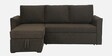 Rogelio Fabric RHS Pull Out Sofa Cum Bed In Chestnut Brown Colour With Storage