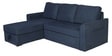 Rogelio Fabric RHS Pull Out Sofa Cum Bed In Navy Blue Colour With Storage