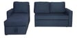 Rogelio Fabric RHS Pull Out Sofa Cum Bed In Navy Blue Colour With Storage