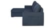 Rogelio Fabric RHS Pull Out Sofa Cum Bed In Navy Blue Colour With Storage