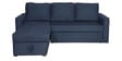 Rogelio Fabric RHS Pull Out Sofa Cum Bed In Navy Blue Colour With Storage