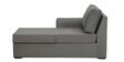 Rogelio Fabric RHS Pull Out Sofa Cum Bed In Slate Grey Colour With Storage