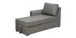 Rogelio Fabric RHS Pull Out Sofa Cum Bed In Slate Grey Colour With Storage