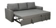 Rogelio Fabric LHS Pull Out Sofa Cum Bed In Slate Grey Colour With Storage
