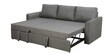 Rogelio Fabric RHS Pull Out Sofa Cum Bed In Slate Grey Colour With Storage