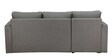 Rogelio Fabric RHS Pull Out Sofa Cum Bed In Slate Grey Colour With Storage