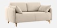 Roma Velve 2 Seater Sofa In Cream Colour