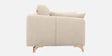 Roma Velve 2 Seater Sofa In Cream Colour
