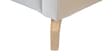 Roma Velvet  2 Seater Sofa In Cream Colour