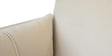 Roma Velvet  2 Seater Sofa In Cream Colour