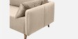 Roma Velvet RHS Sectional Sofa In Cream Colour