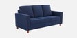 Roman Fabric 3 Seater Sofa In Cobalt Blue Colour Roman Fabric 3 Seater Sofa In Cobalt Blue Colour