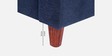 Roman Fabric 3 Seater Sofa In Cobalt Blue Colour Roman Fabric 3 Seater Sofa In Cobalt Blue Colour