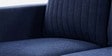 Roman Fabric 3 Seater Sofa In Cobalt Blue Colour Roman Fabric 3 Seater Sofa In Cobalt Blue Colour