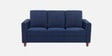 Roman Fabric 3 Seater Sofa In Cobalt Blue Colour Roman Fabric 3 Seater Sofa In Cobalt Blue Colour