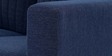 Roman Fabric 3 Seater Sofa In Cobalt Blue Colour Roman Fabric 3 Seater Sofa In Cobalt Blue Colour