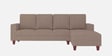 Zare LHS Sectional Sofa In  Brown Colour
