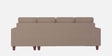 Zare LHS Sectional Sofa In  Brown Colour