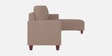 Zare LHS Sectional Sofa In  Brown Colour