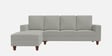 Roman Fabric RHS Sectional Sofa In Misty Grey Colour