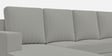 Roman Fabric RHS Sectional Sofa In Misty Grey Colour