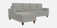 Roman Fabric RHS Sectional Sofa In Misty Grey Colour