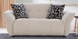 Romania Fabric 2 Seater Sofa In Frosty white Colour
