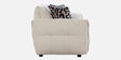Romania Fabric 2 Seater Sofa In Frosty white Colour